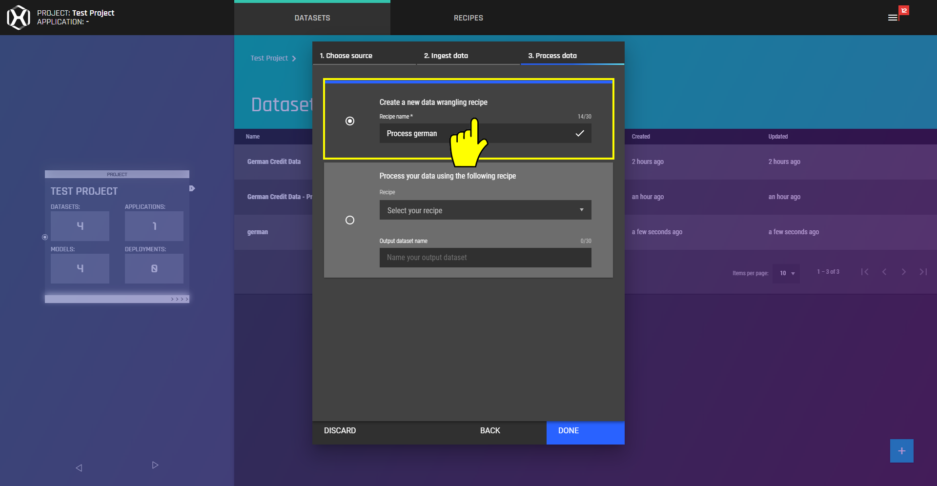 Importing Data - AI & Analytics Engine Documentation